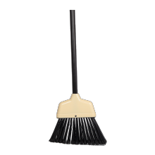 plastic soft angle broom with flagged bristle